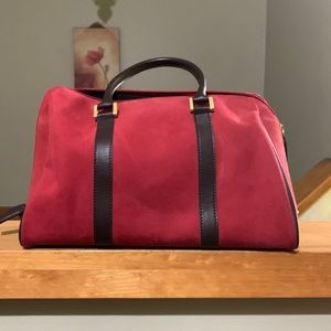 Suede red mini purse!
